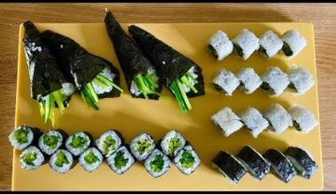 Kappa Maki | Cucumber Sushi | How to Make every Sushi Roll- Hosomaki, Uramaki, Futomaki, Temaki