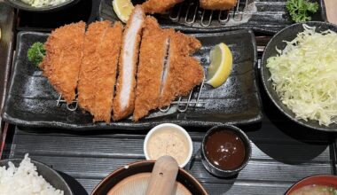 First Ton Katsu in Singapore and my life