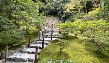 Beautiful gardens at Ginkaku-ji (Jishō-ji) Kyoto OC