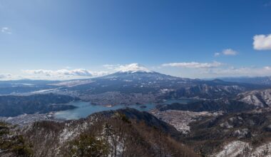 From Mt. Kurodake, Fujikawaguchiko.