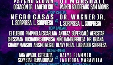 NJPW Global champion Nic Nemeth to wrestle Alberto El Patron for the vacant AAA Mega Championship at Triplemania Monterrey.