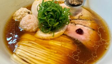 Porcini Soy-sauce Ramen from Iruca (Roppongi)