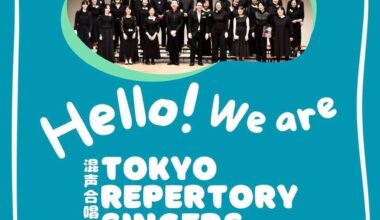 Start Your Spring Singing With Tokyo Repertory Singers - Now Recruiting Tenors, Baritones, and Basses