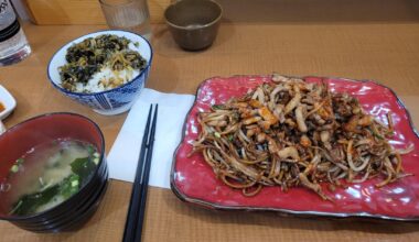 Yakisoba Setto - Basokiya Minami Ward, Fukuoka