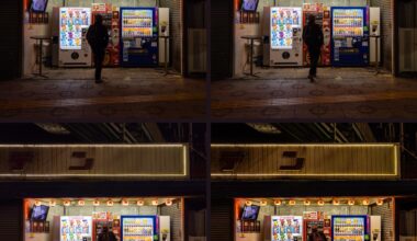 Vending machine patron in Akihabara [OC]