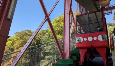 Sumaura Park Ropeway in Kobe and some views from the observation tower at the top