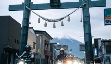 Fuji and the Kanadorii Tori Gate