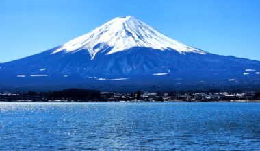 Fuji-san view from Kawaguchi lake