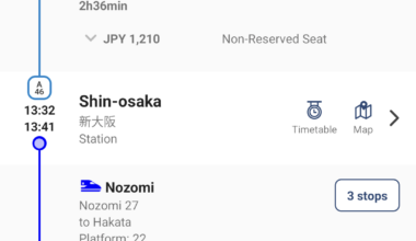 Why does navitime say it only covers part of the trip from Shin-Osaka to Hiroshima with the Hiroshima Kansai pass? Am I overlooking sth?