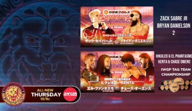 NJPW on AXS Thurs 10pm | Danielson Vs ZSJ 2, Hikuleo, ELP Vs KENTA, Owens