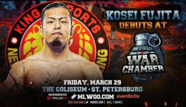 Kosei Fujita debuting for MLW on 3/29