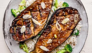 Miso Glazed Eggplant