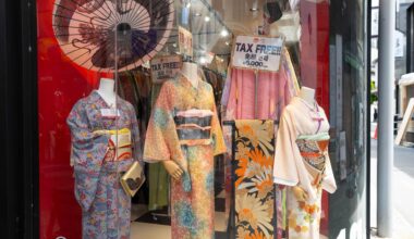 Kimono for Sale - Nishiki Market - Kyoto