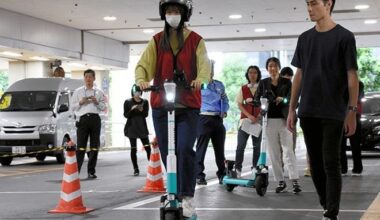 E-scooter traffic offenses surge after Japan relaxes rules