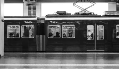 Hankyu Train Car at Umeda Station in Osaka. [OC]