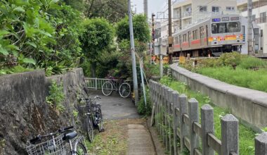 Tokyo neighbourhood scene.