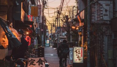 Sunset in Koenji