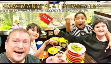 EVERYTHING WE ATE ALL YOU CAN EAT REVOLVING SUSHI - ROCKIN' ROLLS EXPRESS RALEIGH (NC FOOD SPOT)