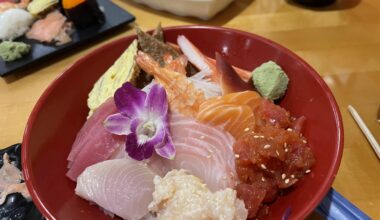 $15 chirashi bowl