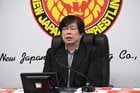 NJPW owner Takaaki Kidani: "Bushiroad employees continue to make frequent business trips within Japan, the United States and India. Bushiroad's business theme this year is glocal. We want to deliver card games, pro-wrestling, and content to local areas and the world."