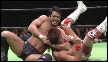 NOAH - Tetsuya Naito & Naomichi Marufuji vs KENTA & Masato Tanaka (08.03.2014)