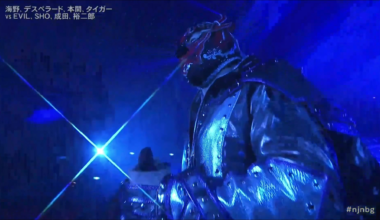 SHO wearing Desperado's mask goes hard AF with the HoT lighting. I think I want a masked wrestler in House of Torture now.
