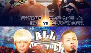 Kenoh vs Kosei Fujita and KAI/SANADA vs ZSJ/Chris Brookes announced for All Together