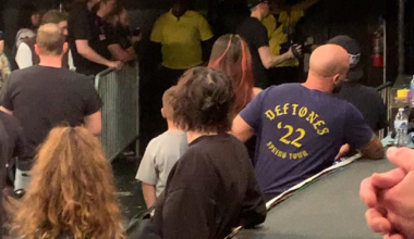 ZSJ’s entrance at Prestige Wrestling last night in Portland