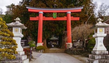 A Glimpse into Torii Gate Architecture at Kawaguchi Asama Shrine