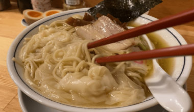 "There is ramen" is the name of a ramen shop in Tokyo - awesome noodles to be had!