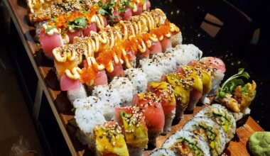 Huge Sushi Board for Customers