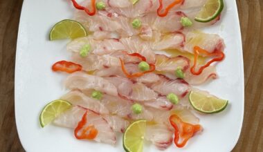 Red Snapper sashimi