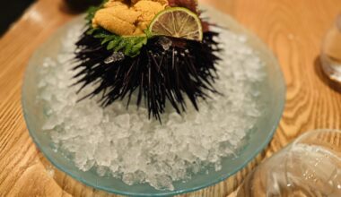 Every time I see live uni on the menu, I order it