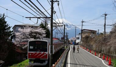 Beautiful sunny day in Shimoyoshida yesterday