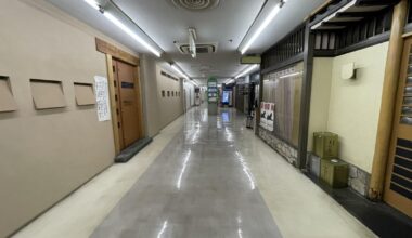 Underground Shotengai in Hatagaya Station