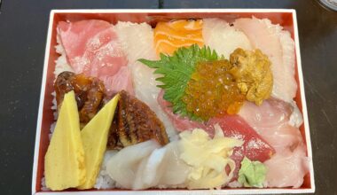 Omakase sashimi don from Osaka Marketplace