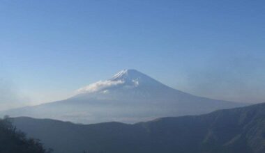 Was extremely lucky to visit Hakone on a clear day