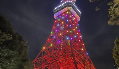 Tokyo tower at night (2023)