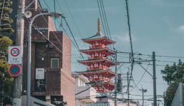 [OC] Tochoji Temple Pagoda in Fukuoka