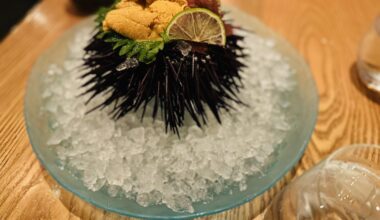 Whenever I see live uni on the menu, I have to get it