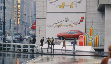 1971 Toyota Celica Advertisement in Tokyo. Slide collection of an American tourist