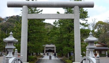 Motoise Kago and Manai Shrine, Ogaki, Japan