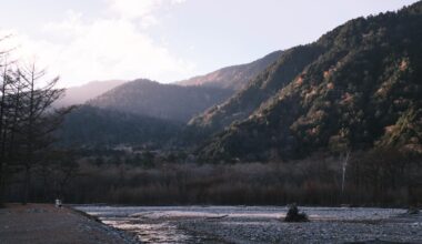 Last light in Kamikochi