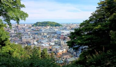 Shizuoka, Japan (South view from Yatsuyama Natural Park)