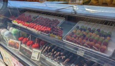 Fruit skewers in Tokyo