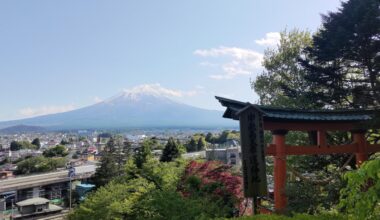 Mt. Fuji view from Arakurayama Sengen Park
