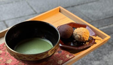 Mochi and Matcha in Kyoto