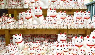 Tokyo’s beckoning cat temple asks foreign tourists to stop writing on the beckoning cats they buy