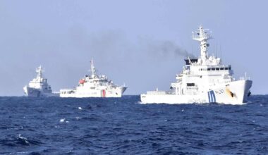 4 Chinese Vessels Enter Japan’s Contiguous Zone near Senkaku Islands; 158th Consecutive Day Since December