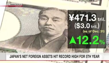 Japan's net foreign assets hit record high for 5th year